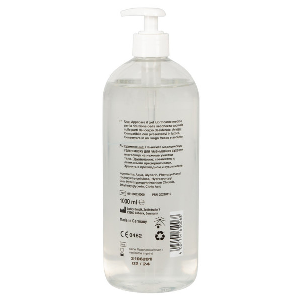 Lubrifiant végétalien 1000ml à base d'eau Just Glide 